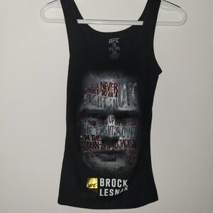 Brock Lesnar UFC 200 Tank Top Sleeveless Shirt Women's Size Small Black WWE